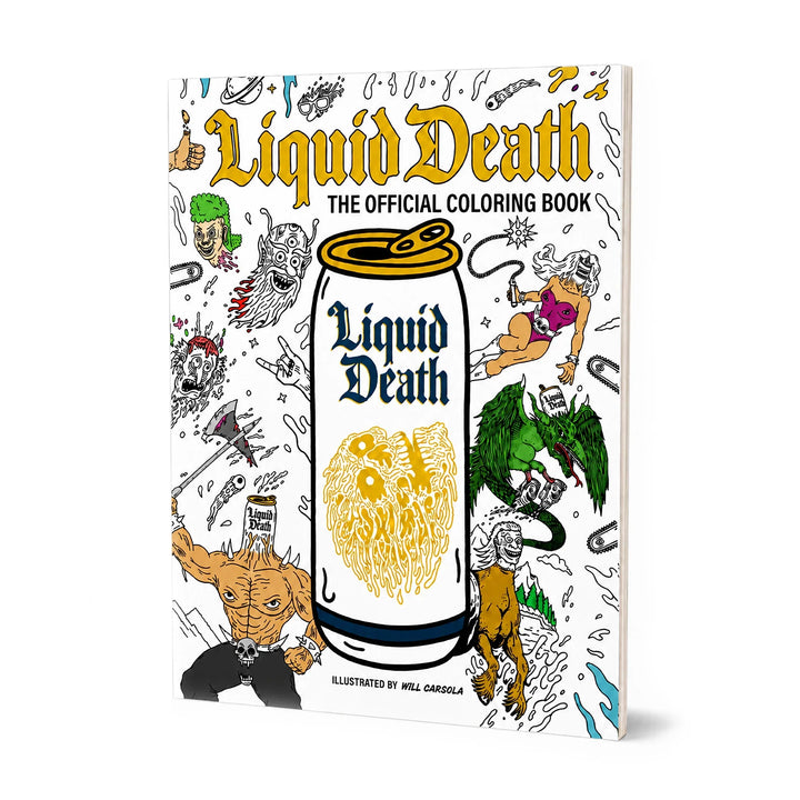 Liquid Death: The Official Coloring Book J1
