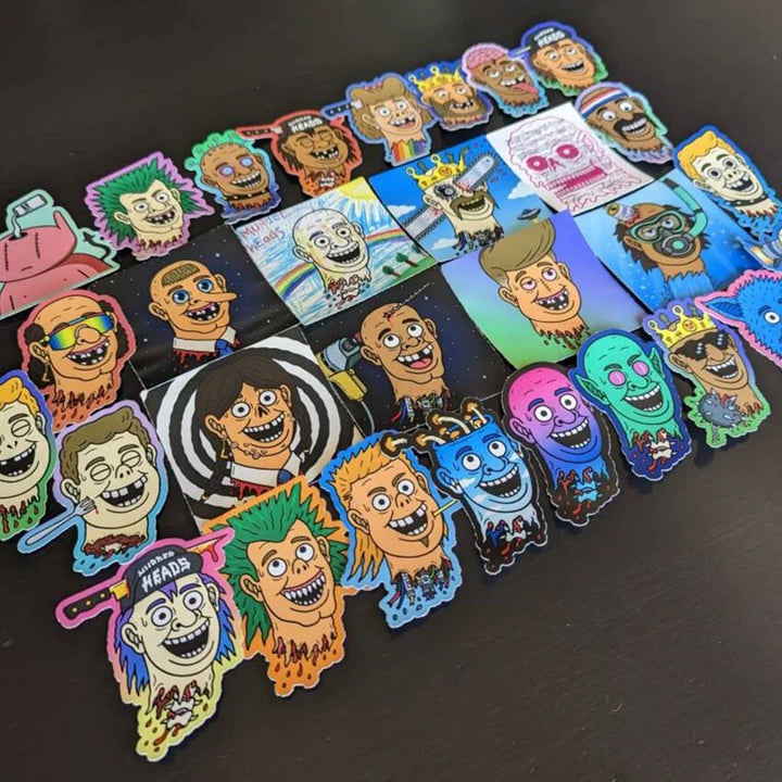 Murder Head Sticker Packs By Agilicious L5