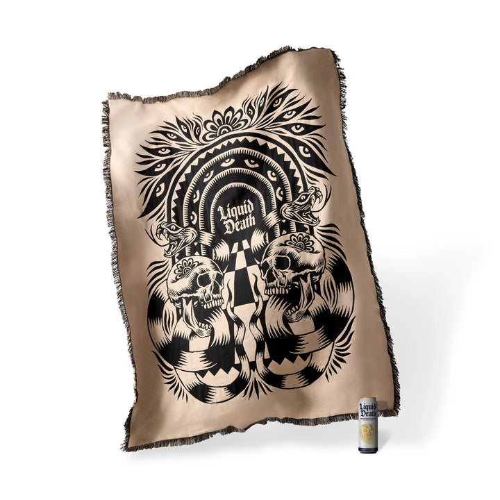 Death Charmer Woven Blanket J4